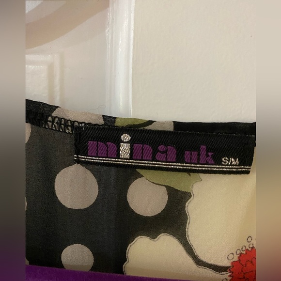 Baby Doll Mini Floral and Polka Dot Dress - 1960 inspired - Picture 4 of 6